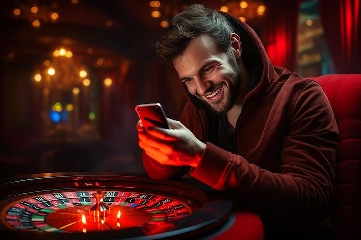 Antarmuka aplikasi mobile ara slot menampilkan menu utama dengan opsi permainan, deposit, dan akun